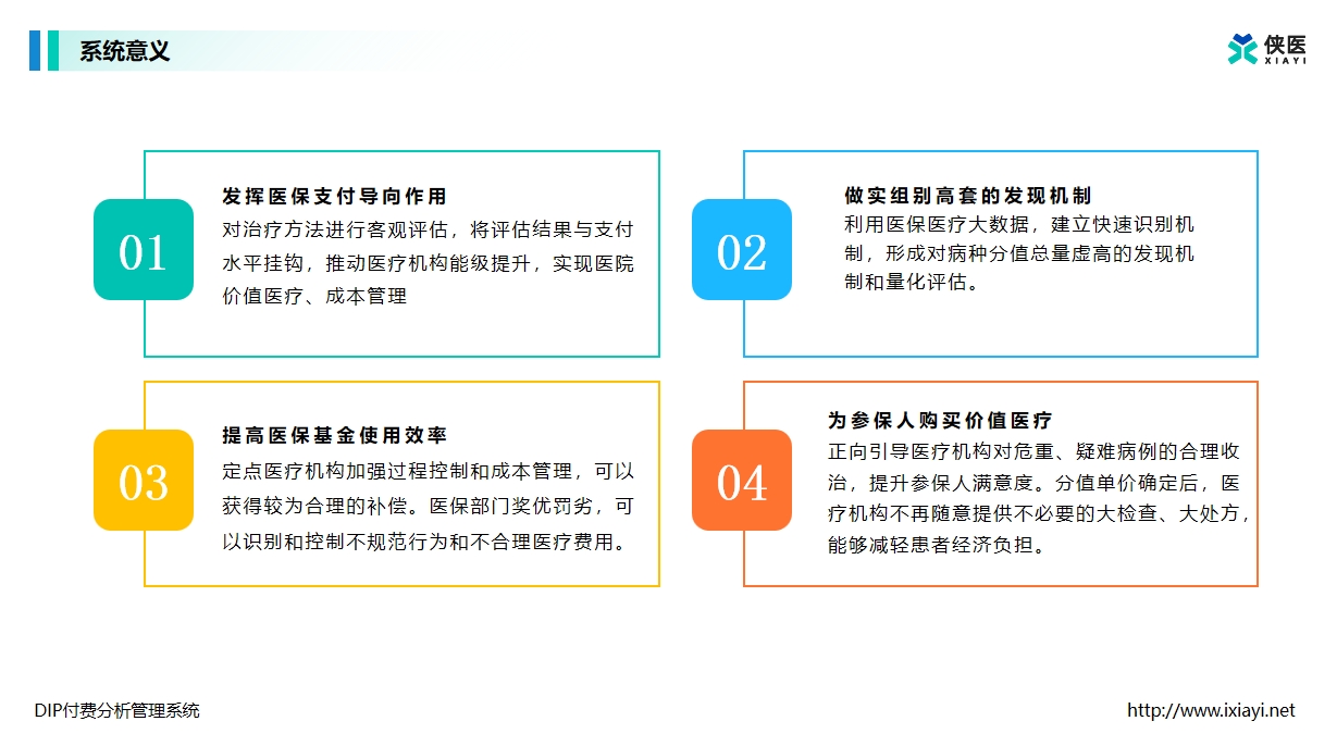 DIP医保付费系统核心价值